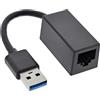 InLine Cavo adattatore di rete InLine® USB 3.2, rete Gigabit, USB-A
