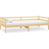 vidaXL Letto da giorno in pino massiccio 90x200 cm