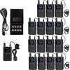 Retekess Sistema per guide turistiche Retekess TT125, con microfono e cuffie. 100 ore di durata della batteria con stazione di ricarica a 16 slot