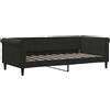 vidaXL Letto da giorno nero 90x190 cm in velluto