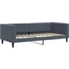 vidaXL Letto da giorno grigio scuro 90x200 cm in velluto