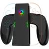 StarTech NS2287 - Dock con impugnatura di ricarica - Magnetico - Ricarica rapida USB-C - Per 2 controller - Display RGB - Portatile - Nero