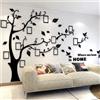 OEM Adesivo da parete albero 3D, adesivo fai da te, albero genealogico, foto, albero da parete, adesivo da parete con cornice, adesivo da parete con foto, decorazione da parete, decorazione per soggiorno e camera da letto