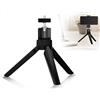 Emezddo Supporto per proiettore, mini treppiede con vite da 1/4, base di montaggio per proiettore con testa a sfera girevole a 360° in metallo, treppiede per videocamera, webcam, smartphone (nero)