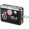 Mersoco Lettore di cassette USB, convertitore da banda a MP3, lettore musicale portatile, convertitore a cassette a MP3, con cuffie, nessun PC necessario, BR608