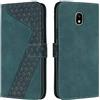 OKZone Cover per Samsung Galaxy J730/J7 2017, Custodia in Pelle Samsung J730/J7 2017, Cover a Libro Galaxy J730/J7 2017 Magnetica Portafoglio Folio PU Pelle Flip Caso con Wallet Case Cover (Verde)