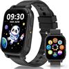pmstuy Smartwatch Bambini, 1.83 Orologio per Bambino Bambina con Contapassi, Monitor del Sonno, 18 Giochi, Sveglia, Impermeabile IP68 Fitness Tracker, Smartwatch per Bambini Regali per Ragazze e Ragazzi