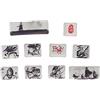 PUSOKEI 10 Tasti Fai da Te Copritasti, Copritasti PBT per la Maggior Parte delle Tastiere Meccaniche 61/87/104/108 Bit, Copritasti Altezza OEM Sostituzione Tastiera Meccanica Pregevole Fattura Modello Chiaro