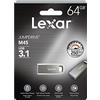 Lexar JumpDrive M45 - Chiavetta USB 3.1 da 64 GB (LJDM45-64GABSLNA) Argento