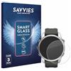 savvies 3 Pezzi Pellicola Protettiva Vetro per Garmin Fenix 7S Pro Solar (42 mm) Protezione Schermo, senza Bolle, Anti-Impronta, Anti Graffio