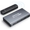 GANA Switch HDMI 3 IN 1 OUT HDMI Switcher Splitter supporta 4K 3D HD Monitor Controllo remoto wireless compatibile con TV, PS5/PS4/PS3, laptop/PC, DVD, Blu-Ray, Xbox, HDTV