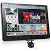 ATOTOEXCEL S8Gen4 10,1 pollici QLED Android Autoradio 2 DIN, CarPlay e Android Auto wireless, autoradio touchscreen 4G LTE, WiFi/USB-Tethering, Hi-Fi DSP, pre-out 4V, con telecamera posteriore, 4G+64G