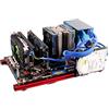 Goshyda ITX Case ATX Test Bench PC Case, DIY Open Design 20x20 Air Frame in Lega di Alluminio, Overclocking Test Platform, per ATX Motherboard PC Computer