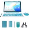 ATOZEE Tablet da 10 pollici con tastiera 2 in 1, tablet Android 14, include custodia, pennino capacitivo, batteria da 6000 mAh, 8 GB + 64 GB, compatibile con tablet espandibile fino a 1024 GB da 10.1