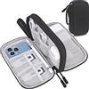 Lacdo Organizer Elettronici Cavi Borse Accessori Borsa da Viaggio Custodia Cavi Cavo da viaggio per Caricabatterie, mouse, cavo, Telefono, chiavetta USB, scheda SD, power bank Borsa piccola, Nero