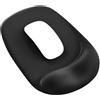 EooCoo Tappetino Mouse Ergonomico in Gel, Mouse Pad Gaming, Ufficio, Nero