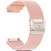 RUIMAYA Cinturino per Orologio in Nylon 20mm Compatibile con Garmin Vivoactive 6/5/3/Forerunner 55/245/645 Music, Cinturino Elastico Intrecciato per Orologio per Galaxy Watch 7/6/5, Rosa