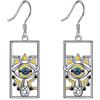 YFN Zelda Orecchini in Argento Sterling Anime Cartoni Animati Idee Regalo per Donne Uomini Ragazzi, 15*20 mm, Argento sterling, Nessuna pietra preziosa