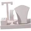 Amagogo Set espositore per Gioielli, Porta Orecchini, Elegante espositore per collane, per fiere, Anelli, Gioielli, vanità