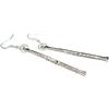 Miniblings Orecchini flauto flauti Miniblings - modo fatto a mano strumento d'argento gioielli 6cm I - Orecchini orecchini orecchini d'argento