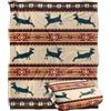 LOGOVISION Jq Licensing Southwest Lodge Deer Coperta super morbida al tatto setoso - 152 x 127 cm
