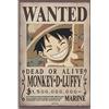 GB Eye Poster ONE PIECE Chibi Wanted Luffy - Prodotto Ufficiale - Formato 52 x 38 cm - Carta Laminata di Alta Qualità - Poster Prime Pirate