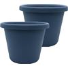 The HC Companies Fioriera in plastica, blu ardesia, 61 cm