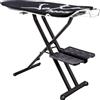 Jata Hogar TP600 - ASSE da Stiro Regolabile in Altezza e Pieghevole, Alluminio, 118 x 47 x 15 cm, Colore: Nero