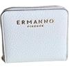 ERMANNO FIRENZE Small Zip Wallet EBA SS26 White