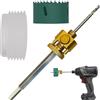 Générique Strumento rapido di apertura per incasso di downlights | Strumento di perforazione in metallo per proiettori da incasso, accessorio di carotaggio manuale rapido per costruzione e decorazione d'interni