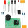 BUTIFULSIC Kit Elettronico Fai da Te 3 Pezzi Circuito Ne555 Multivibratore, Resina Epossidica Resistente e Accessori Vari per Pratica di Saldatura Educativa