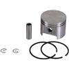 JlbVcx Kit pistone da 49 mm adatto for TS400 Gruppo clip for perno anello pistone cilindro for sega tagliata for calcestruzzo