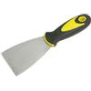 Ruilogod Giallo Nonslip Grip Carbon Steel Steel Putty Spatula 2.5