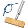 WOVEBIUS Saldatore a forma di T testa di ricambio per pressa a caldo per riparare fili morbidi con striscia, punta 5,3 x 3,5 cm