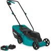 VONROC Tagliaerba a Batteria 20V - 32cm, Motore Brushless, 3 Altezze di Taglio, Cesto 30L, Design Ergonomico, Ideale per Giardini Piccoli, Incl. 4.0Ah e caricatore rapido
