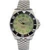 Lorenz 1000 Metri 21064GG - Orologio automatico Uomo in Acciaio inossidabile - Orologio Subacqueo Professionale con Valvola a Elio - Cofanetto con cinturino in gomma di ricambio e cacciavite