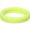 Whakano 100 elastici per capelli da donna, 4,3 cm, senza cuciture, elastici, per coda di cavallo, in nylon, spandex, per capelli, per donne, ragazze, uso quotidiano, giallo fluorescente