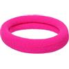 Whakano 100 elastici per capelli da donna, 4,3 cm, senza cuciture, elastici, per coda di cavallo, in nylon, spandex, per capelli, per donne, ragazze, uso quotidiano, colore rosa scuro