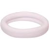 Whakano 100 elastici per capelli da donna, 4,3 cm, senza cuciture, elastici, per coda di cavallo, in nylon, spandex, per capelli, per donne, ragazze, uso quotidiano, colore bianco