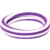 Whakano 100 elastici per capelli da donna, 4,3 cm, senza cuciture, elastici, per coda di cavallo, in nylon, spandex, per capelli, per donne, ragazze, uso quotidiano, viola scuro