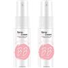 LICHENGTAI BB Whitening Spray, Spray per la Protezione Solare da 20 ml Lozione idratante per LEstate BB Cream Spray sbiancante, BB Spray Corpo Sunscreen Spray Correttore Liquid Foundation (2 Pcs - A)