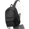 WEPOET Zaino Scuola Media Ragazza, Zaino Capiente Multitasche Impermeabile Uomo, Zaino per Scuola Superiore Ragazzo Leggero, Zaini Università Donna Casual(Nero)