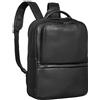 STILORD Albert Zaino Uomo Business in Pelle con Molti Scomparti - Zaino Porta PC 17 Pollici | Zaino Lavoro Uomo | Zaino da Viaggio in Pelle Vintage Colore:nero