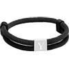 Esmoly Bracciale Uomo Braccialetti con Iniziale Bracciale Personalizzato Corda Intrecciata a Mano Sportivo Surfer Impermeabile Regolabile Regalo Uomo Ragazzo (Y)