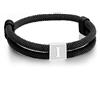 Esmoly Bracciale Uomo Braccialetti con Iniziale Bracciale Personalizzato Corda Intrecciata a Mano Sportivo Surfer Impermeabile Regolabile Regalo Uomo Ragazzo (I)