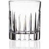 RCR Cristalleria Italiana Timeless - Set di 6 bicchieri da whisky in cristallo italiano, stile antico, 31 cl.