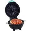 ALAIAS Rispettoso dell'ambiente e senza fumo Waffle Maker Elettrico Antiaderente Waffle Maker Machine Cucina Cottura Colazione Stampi for torte di zucca Torta all'uovo Mini Forno Waffle Pot Facile da usare e