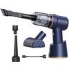 Generic Aspirapolvere portatile per auto portatile - Pulizia a compressione sottovuoto | Ricaricabile a mano, 120 W, pulitore wireless, per la pulizia dei dettagli auto per auto, casa, animali