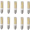 Jiotouhu Lampadina LED E14 bianco caldo, 7W 3000K E14 sostituzione della lampadina per lampade alogene 70W, 700Lm, CA 220-240V, non dimmerabile senza sfarfallio Led lampada, per cucina, soggiorno (10 pz)