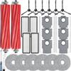 Bluearks Set di 26 accessori per robot aspirapolvere Roborock Qrevo S/Qrevo Pro, 2 spazzole principali, 4 filtri Hepa, 6 tamponi, 6 spazzole laterali e 6 sacchetti per polvere, compatibile con Qrevo
